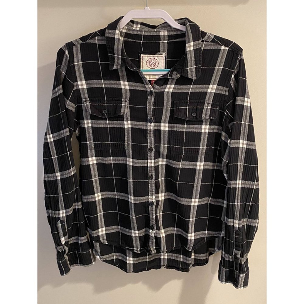Plaid button up shirt